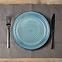 Plitki tanjur Lines Faded Blue 27 cm,3