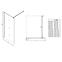 Tuš stijena Walk-In Soft 140x195 chrom profil,3