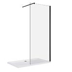 TUŠ STIJENA WALK-IN FIORD 110X195 BLACK