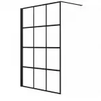 Tuš stijena walk-in Metro 130x195 black
