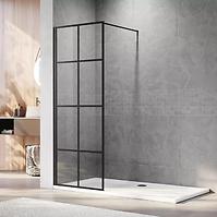 Tuš stijena Walk-In Metro 60x195 black