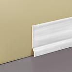Podna lajsna pvc bijela 65x2000mm