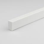 Profil ravni pvc bijela 20x10x1000