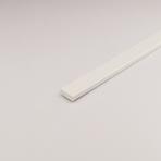 Profil ravni pvc bijela 13x3x1000