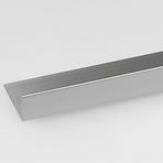 Podni profil alu krom 15x10x1000