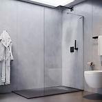 Tuš stijena walk-in Pik 120x195 black 