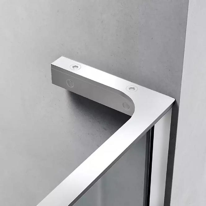 Tuš stijena walk-in Pik 120x195 black 