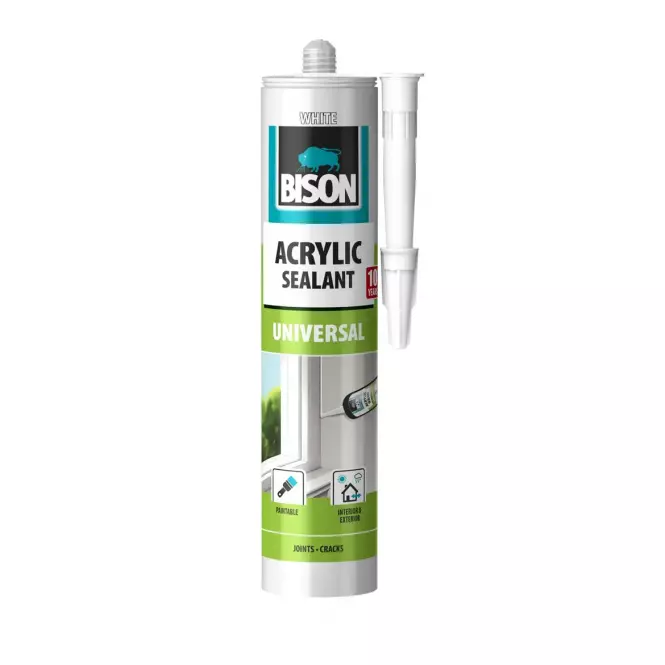 BISON ACRYLIC UNIVERSAL WHITE
