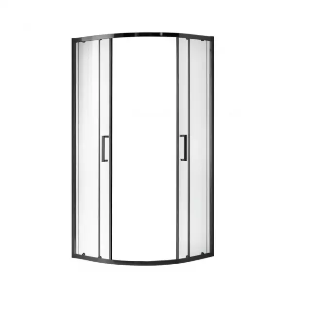 Polukruzna tuš kabina AURA 80X80X190 BLACK