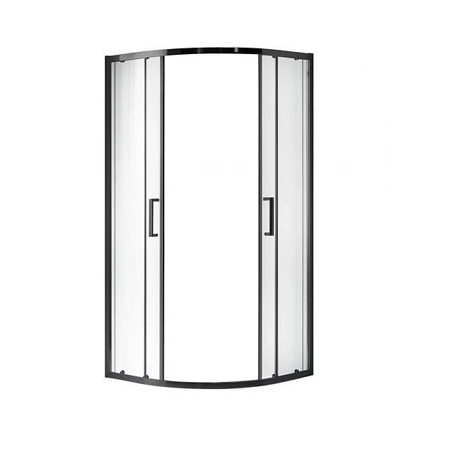 Polukruzna tuš kabina AURA 90X90X190 BLACK