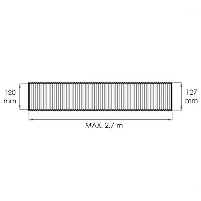 Fleksibilna aluminijska cijev flex /120