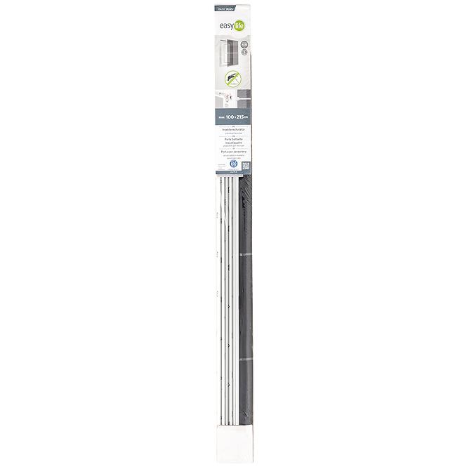 Mreža protiv komaraca za vrata, aluminij 100x215 bijela