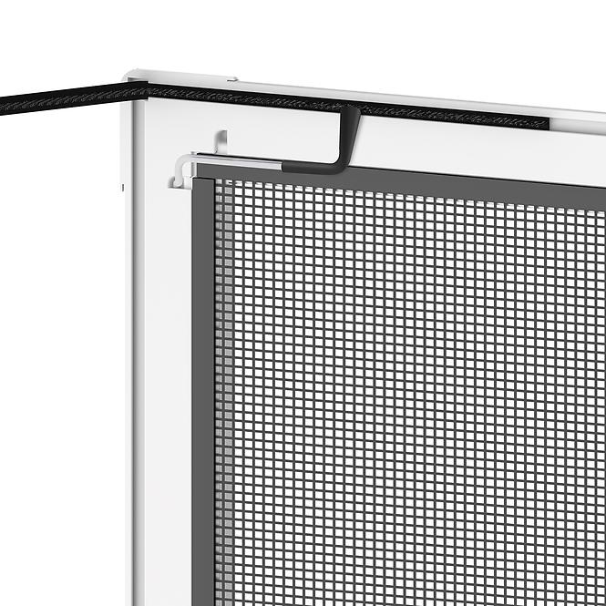 Mreža protiv komaraca za prozore, aluminij 120x140 cm bijela