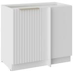 Kuhinjski ormarić Tuluza 105 ND 1F BB bijeli mat, lamele