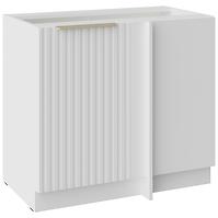 Kuhinjski ormarić Tuluza 105 ND 1F BB bijeli mat, lamele
