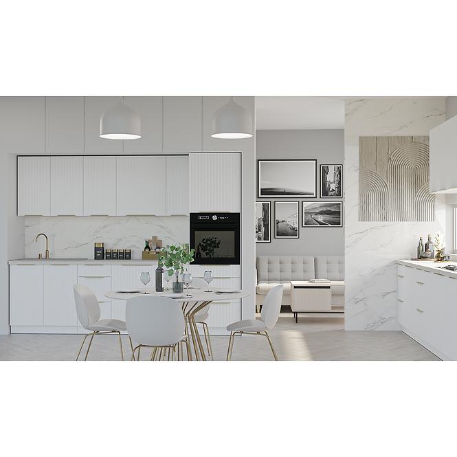 Kuhinjski ormarić Tuluza 105 ND 1F BB bijeli mat, lamele