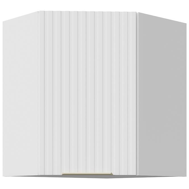 Kuhinjski ormarić Tuluza 60x60 GN-72 1F (45°) bijeli mat, lamele