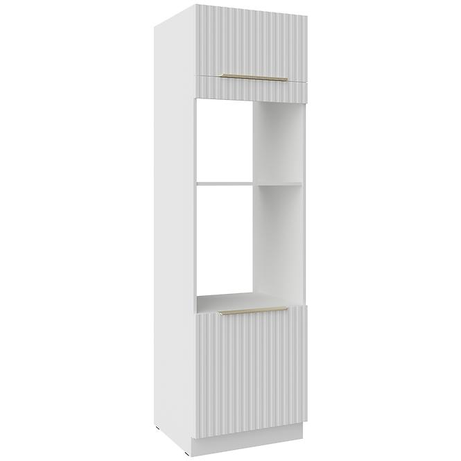 Kuhinjski ormarić Tuluza 60DPM-210 2F bijeli mat, lamele