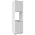 Kuhinjski ormarić Tuluza 60DP-210 2F bijeli mat, lamele