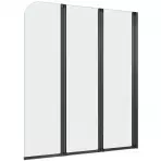 Paravan za kadu Natali Black 3 HX121