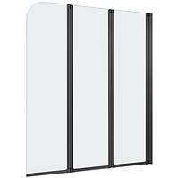 Paravan za kadu Natali Black 3 HX121