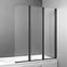 Paravan za kadu Natali Black 3 HX121,3