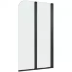Paravan za kadu Natali Black 2 Hx121