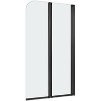 Paravan za kadu Natali Black 2 Hx121