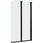 Paravan za kadu Natali Black 2 Hx121