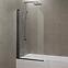 Paravan za kadu Natali Black Hx112c,3