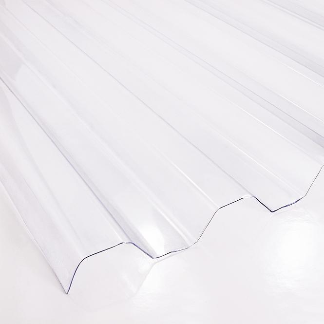 Polikarbonatna ploča  90x200 cm/0.5 mm trapez 70/18 prozirna