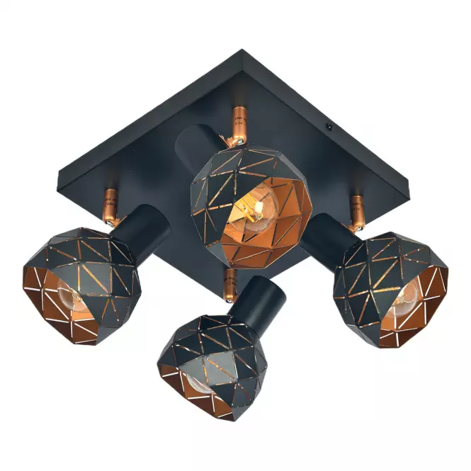 SVJETILJKA PUZZLE 4 AS-PUE144B BLACK LS4,6