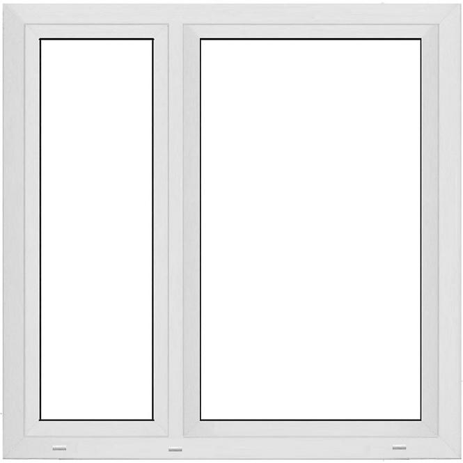 Dvokrilni prozor 146,5x143,5 cm bijeli
