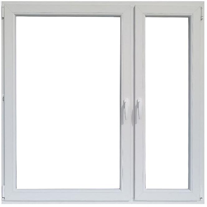 Dvokrilni prozor 146,5x143,5 cm bijeli