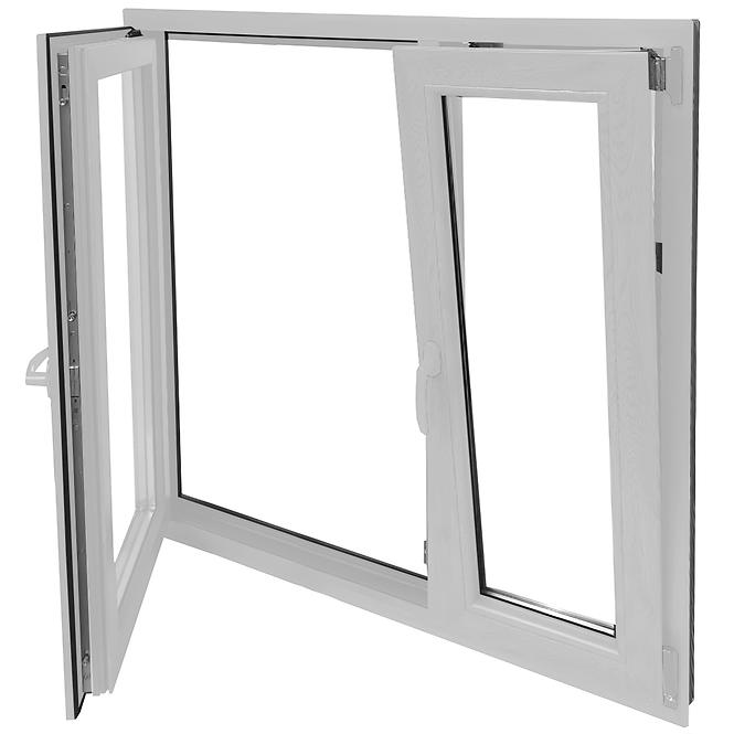 Dvokrilni prozor 146,5x143,5 cm bijeli