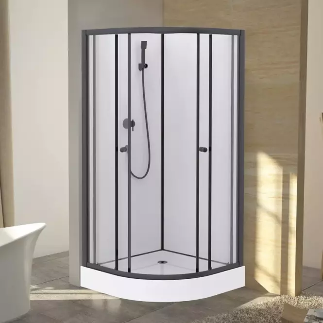 Tuš kabina poluokrugli Elize 90x90x200,2