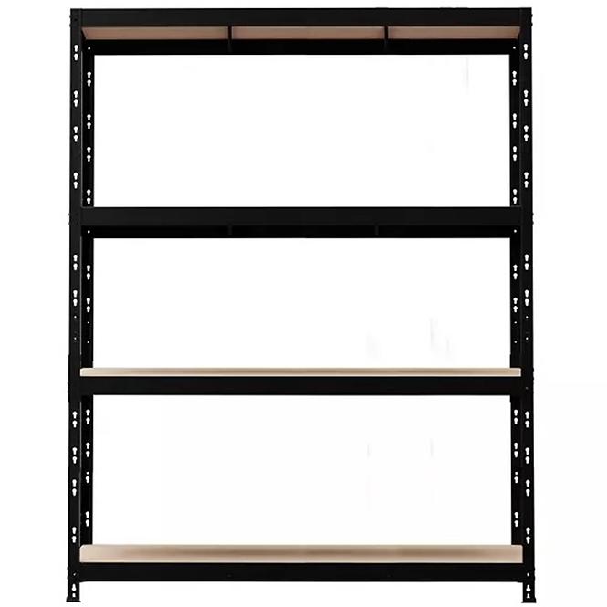 Metalni skladišni regal NERO II 180x120x45 4 police/300kg crni