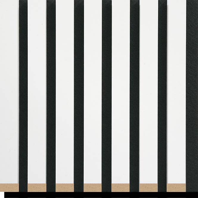 Zidne lamele mdf/filc bijela 19x300x2650mm
