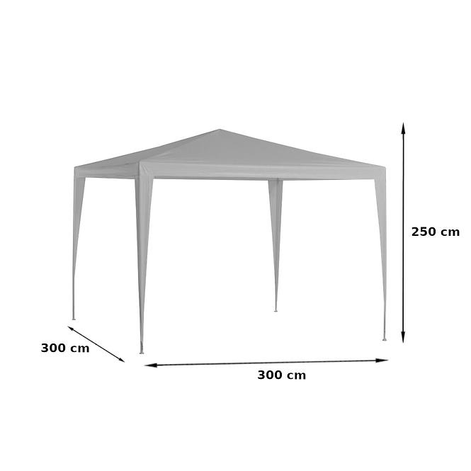 Vrtni paviljon 3x3x2,5 m zeleni