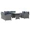 Set od umjetnog ratana Bados crni,2