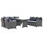 Set od umjetnog ratana Bados crni,5