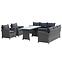 Set od umjetnog ratana Bados crni,6