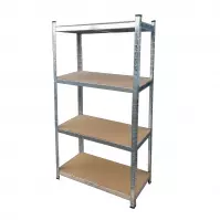 Metalni skladišni regal R150 pocinčani 150x70x30cm – 4 police/150kg