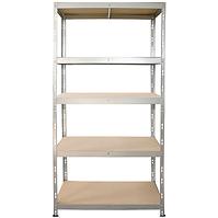 Metalni skladišni regal sa zakovicama Stabil II pocinčani 180x90x45cm – 250kg/5 polica