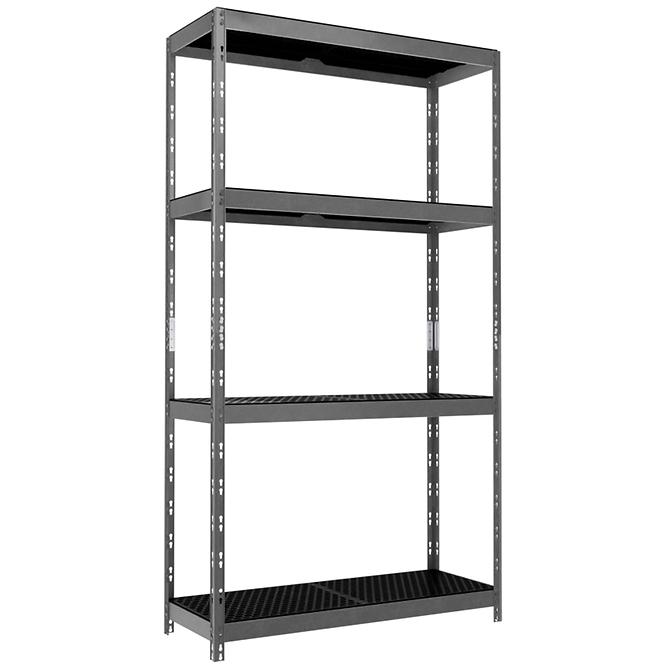 Metalni skladišni regal Rivet Outdoor 180x100x38 cm – 4 police/80 kg
