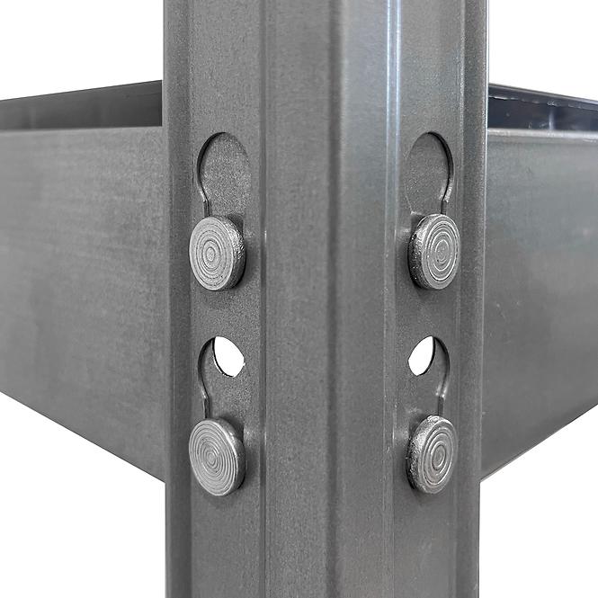 Metalni skladišni regal Rivet Outdoor 180x100x38 cm – 5 polica/80 kg