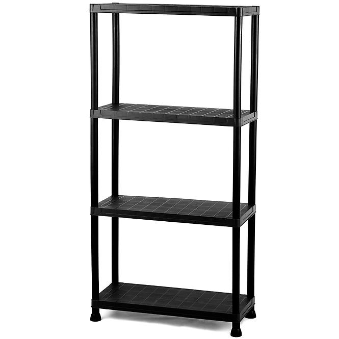 Plastični regal T60 60x30x138 cm crni