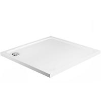 Rea-k1907 kvadratna tuš kada savoy white 90x90+syfon