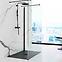 Rea-k4580 pravokutna tuš kada rock black 90x120,4