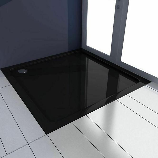 Rea-k4804 kvadratna tuš kada savoy black 80x80+syfon,3